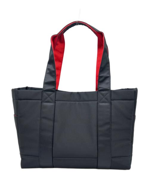 PORTER（ポーター）PORTER (ポーター) PORTER　L-FINE　ナイロントートバッグ ブラック×レッドの古着・服飾アイテム