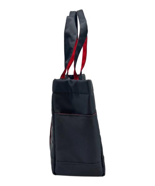 PORTER（ポーター）PORTER (ポーター) PORTER　L-FINE　ナイロントートバッグ ブラック×レッドの古着・服飾アイテム