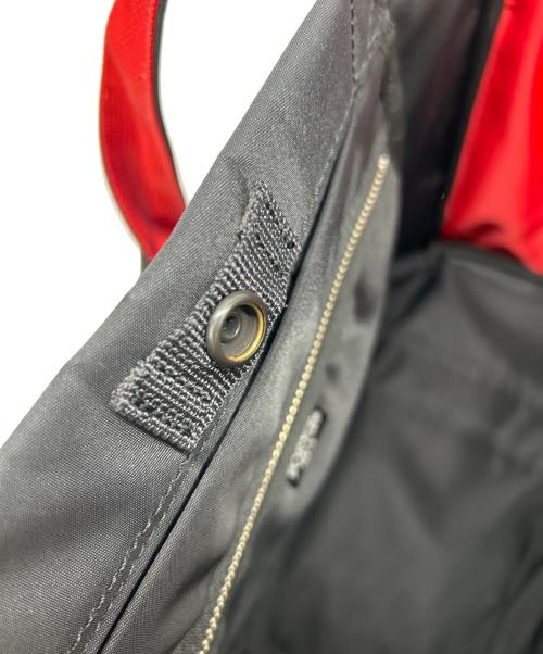 PORTER（ポーター）PORTER (ポーター) PORTER　L-FINE　ナイロントートバッグ ブラック×レッドの古着・服飾アイテム