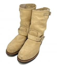 RED WING（レッドウィング）の古着「RED WING　エンジニアブーツ」｜ベージュ