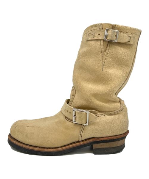 RED WING（レッドウィング）RED WING (レッドウィング) RED WING　エンジニアブーツ ベージュ サイズ:27の古着・服飾アイテム