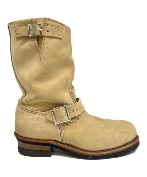 RED WING（レッドウィング）RED WING (レッドウィング) RED WING　エンジニアブーツ ベージュ サイズ:27の古着・服飾アイテム
