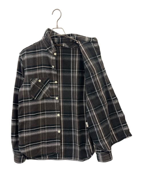 FULLCOUNT（フルカウント）FULLCOUNT (フルカウント) FULLCOUNT　長袖シャツ ブラック×グレー サイズ:38の古着・服飾アイテム