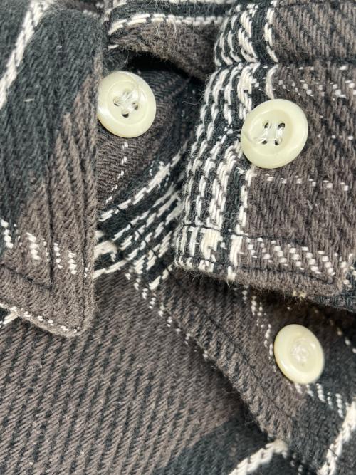 FULLCOUNT（フルカウント）FULLCOUNT (フルカウント) FULLCOUNT　長袖シャツ ブラック×グレー サイズ:38の古着・服飾アイテム