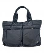 PORTERポーター）の古着「PORTER　トートバッグ」｜ブラック