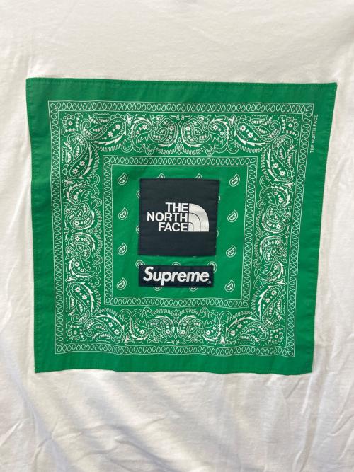 THE NORTH FACE（ザ ノース フェイス）THE NORTH FACE (ザ ノース フェイス) Supreme (シュプリーム) THE NORTH FACE × Supreme 半袖カットソー ホワイト サイズ:ASIA　XLの古着・服飾アイテム
