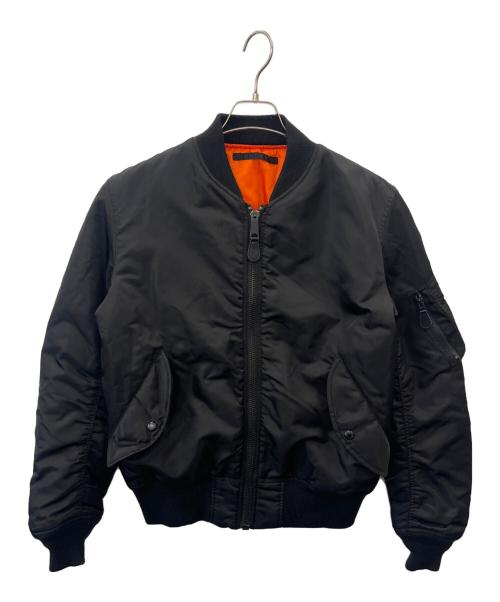 AVIREX（アヴィレックス）AVIREX (アヴィレックス) AVIREX 　MA-1ジャケット ブラック サイズ:LARGEの古着・服飾アイテム