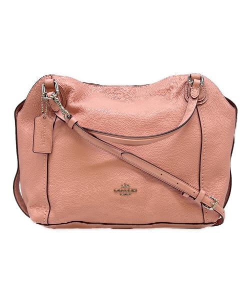 COACH（コーチ）COACH (コーチ) COACH 　2WAYショルダーバッグ ピンクの古着・服飾アイテム