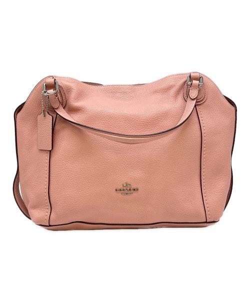 COACH（コーチ）COACH (コーチ) COACH 　2WAYショルダーバッグ ピンクの古着・服飾アイテム