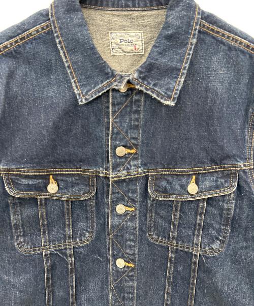 POLO RALPH LAUREN（ポロ・ラルフローレン）POLO RALPH LAUREN (ポロ・ラルフローレン) POLO RALPH LAUREN　デニムジャケット インディゴ サイズ:Lの古着・服飾アイテム