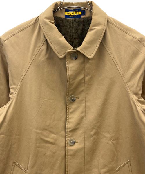 Rugby Ralph Lauren（ラグビーラルフローレン）Rugby Ralph Lauren (ラグビーラルフローレン) Rugby Ralph Lauren　ステンカラーコート ベージュ サイズ:Lの古着・服飾アイテム