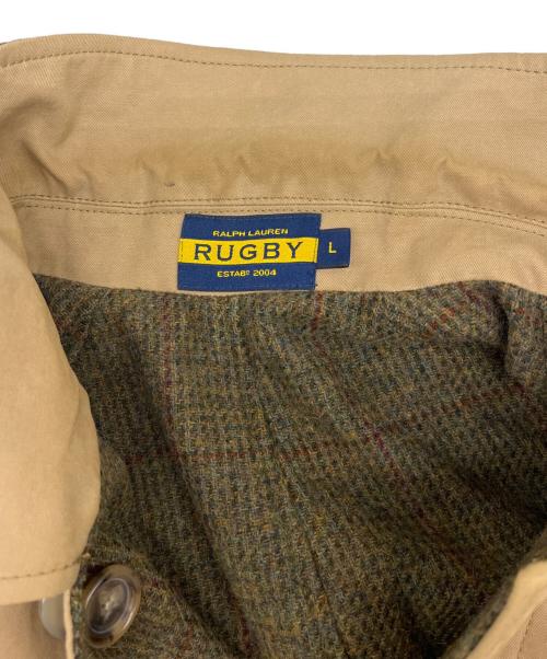 Rugby Ralph Lauren（ラグビーラルフローレン）Rugby Ralph Lauren (ラグビーラルフローレン) Rugby Ralph Lauren　ステンカラーコート ベージュ サイズ:Lの古着・服飾アイテム
