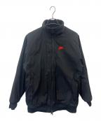 NIKEナイキ）の古着「NIKE リバーシブルボアジャケット」｜ブラック×レッド