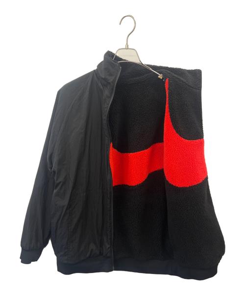 NIKE（ナイキ）NIKE (ナイキ) NIKE リバーシブルボアジャケット ブラック×レッド サイズ:Lの古着・服飾アイテム