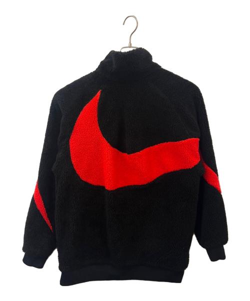 NIKE（ナイキ）NIKE (ナイキ) NIKE リバーシブルボアジャケット ブラック×レッド サイズ:Lの古着・服飾アイテム