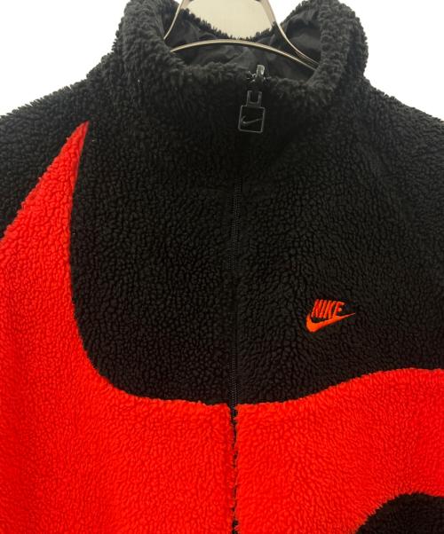 NIKE（ナイキ）NIKE (ナイキ) NIKE リバーシブルボアジャケット ブラック×レッド サイズ:Lの古着・服飾アイテム