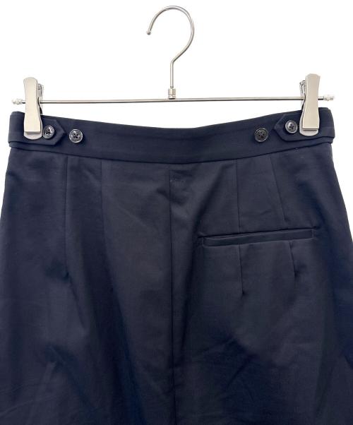 CABAN（キャバン）CABAN (キャバン) CABaN　コットンギャバジン2タックロングスカート ブラック サイズ:Sの古着・服飾アイテム