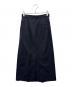 CABAN (キャバン) CABaN　コットンギャバジン2タックロングスカート ブラック サイズ:S：8000円