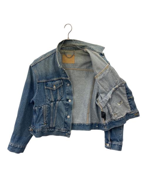 BALENCIAGA（バレンシアガ）BALENCIAGA (バレンシアガ) BALENCIAGA　デニムジャケット　17AW Swing Denim Jacket インディゴ サイズ:34の古着・服飾アイテム