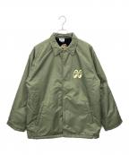Moon Equippedムーンアイズ）の古着「MOON EQUIPPED　コーチジャケット」｜グリーン