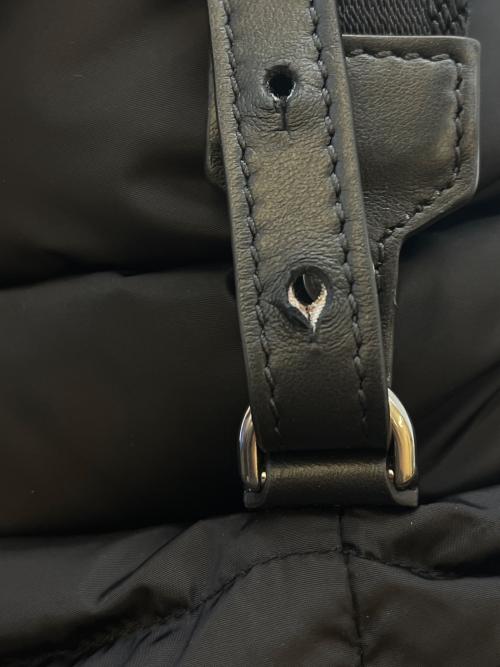 MONCLER（モンクレール）MONCLER (モンクレール) MONCLER　CARADOC BUCKET　バケットバッグ ブラックの古着・服飾アイテム