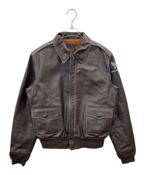 MORGAN MEMPHIS BELLE（モーガン メンフィス ベル）MORGAN MEMPHIS BELLE (モーガン メンフィス ベル) MORGAN MEMPHIS BELLE 　A-2フライトジャケット ブラウン サイズ:42の古着・服飾アイテム