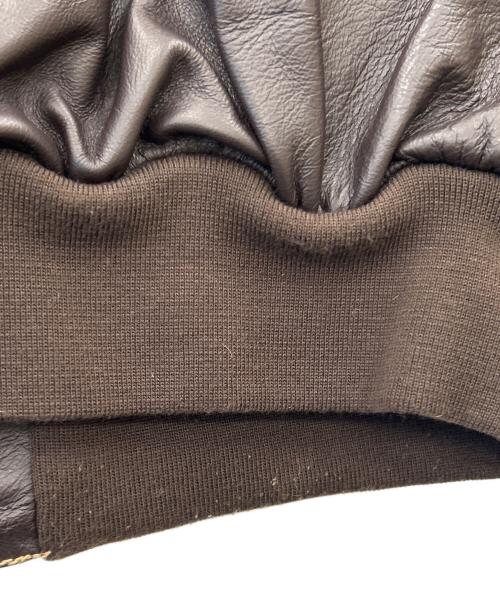 MORGAN MEMPHIS BELLE（モーガン メンフィス ベル）MORGAN MEMPHIS BELLE (モーガン メンフィス ベル) MORGAN MEMPHIS BELLE 　A-2フライトジャケット ブラウン サイズ:42の古着・服飾アイテム