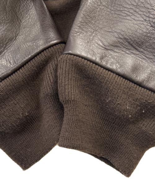 MORGAN MEMPHIS BELLE（モーガン メンフィス ベル）MORGAN MEMPHIS BELLE (モーガン メンフィス ベル) MORGAN MEMPHIS BELLE 　A-2フライトジャケット ブラウン サイズ:42の古着・服飾アイテム