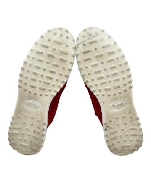 TOD'S（トッズ）TOD'S (トッズ) TOD'S　フリンジスニーカー レッド サイズ:37の古着・服飾アイテム