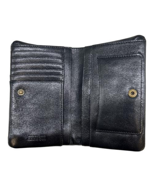 ANNA SUI（アナスイ）ANNA SUI (アナスイ) ANNA SUI 　2つ折り財布 ブラックの古着・服飾アイテム