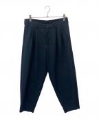 KOLORカラー）の古着「KOLOR クロップドパンツ」｜ネイビー