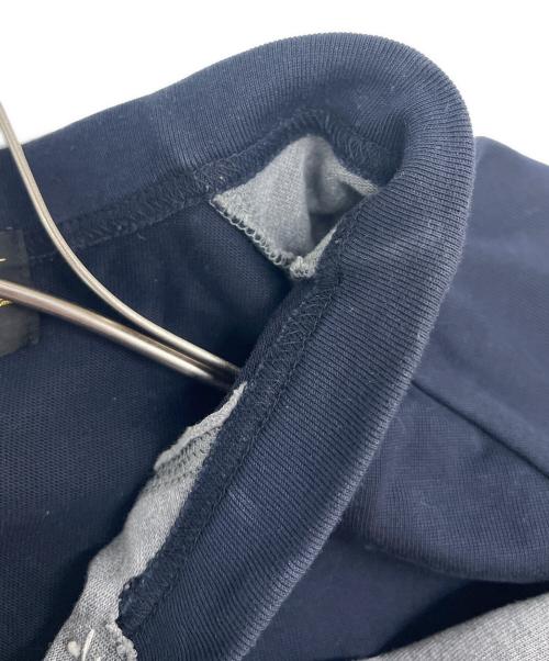 KOLOR（カラー）KOLOR (カラー) KOLOR 半袖カットソー グレー×ネイビー サイズ:2の古着・服飾アイテム