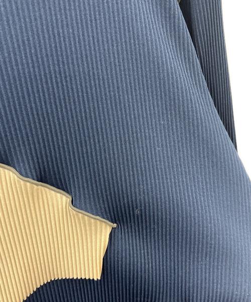 todo kotohayokozawa（トゥードゥー コトハヨコザワ）todo kotohayokozawa (トゥードゥー コトハヨコザワ) todo kotohayokozawa　プリーツワンピース ネイビー サイズ:記載なしの古着・服飾アイテム