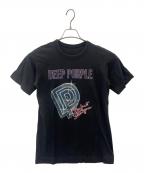 deep purpleディープ・パープル）の古着「DEEP PURPLE 80sバンドTシャツ　JAPAN TOUR 1985 PERFECT STRANGERS」｜ブラック