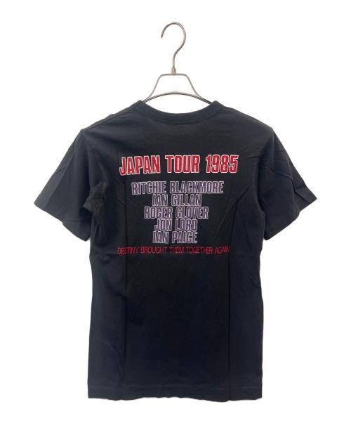 deep purple（ディープ・パープル）DEEP PURPLE (ディープ・パープル) DEEP PURPLE 80sバンドTシャツ　JAPAN TOUR 1985 PERFECT STRANGERS ブラック サイズ:記載なしの古着・服飾アイテム
