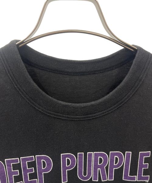 deep purple（ディープ・パープル）DEEP PURPLE (ディープ・パープル) DEEP PURPLE 80sバンドTシャツ　JAPAN TOUR 1985 PERFECT STRANGERS ブラック サイズ:記載なしの古着・服飾アイテム
