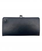 JAM HOME MADEジャムホームメイド）の古着「JAM HOME MADE　長財布　がま口」｜ブラック