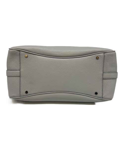 Kate Spade（ケイトスペード）Kate Spade (ケイトスペード) Kate Spade　ミミ ペブル レザーサッッチェル　2WAYバッグ グレーの古着・服飾アイテム