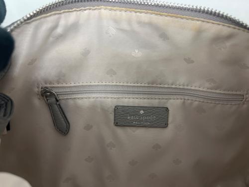 Kate Spade（ケイトスペード）Kate Spade (ケイトスペード) Kate Spade　ミミ ペブル レザーサッッチェル　2WAYバッグ グレーの古着・服飾アイテム
