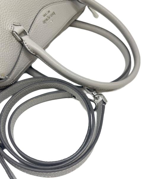 Kate Spade（ケイトスペード）Kate Spade (ケイトスペード) Kate Spade　ミミ ペブル レザーサッッチェル　2WAYバッグ グレーの古着・服飾アイテム