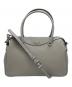 Kate Spade（ケイトスペード）の古着「Kate Spade　ミミ ペブル レザーサッッチェル　2WAYバッグ」｜グレー