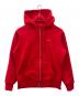 SUPREME（シュプリーム）の古着「Supreme　Small Box Thermal Zip Up Sweat　16AW」｜レッド