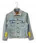 LEVI'S（リーバイス）の古着「LEVI'S × ポケモン　VINTAGE FIT TRUCKER POKEMON ピカチュウ　デニムジャケット」｜ブルー