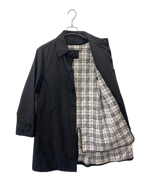 BURBERRY BLACK LABEL（バーバリーブラックレーベル）BURBERRY BLACK LABEL (バーバリーブラックレーベル) BURBERRY BLACK LABEL　ライナー付ステンカラーコート ブラック サイズ:Mの古着・服飾アイテム