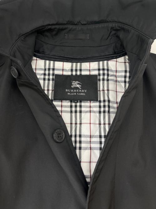 BURBERRY BLACK LABEL（バーバリーブラックレーベル）BURBERRY BLACK LABEL (バーバリーブラックレーベル) BURBERRY BLACK LABEL　ライナー付ステンカラーコート ブラック サイズ:Mの古着・服飾アイテム