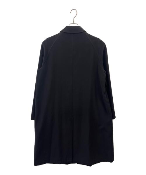 PAUL SMITH（ポールスミス）PAUL SMITH (ポールスミス) Paul Smith　ステンカラーコート　アンゴラ混 ブラック サイズ:Lの古着・服飾アイテム