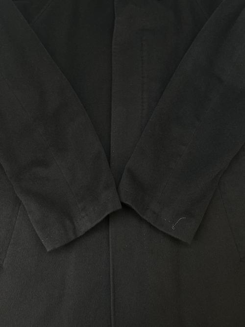 PAUL SMITH（ポールスミス）PAUL SMITH (ポールスミス) Paul Smith　ステンカラーコート　アンゴラ混 ブラック サイズ:Lの古着・服飾アイテム