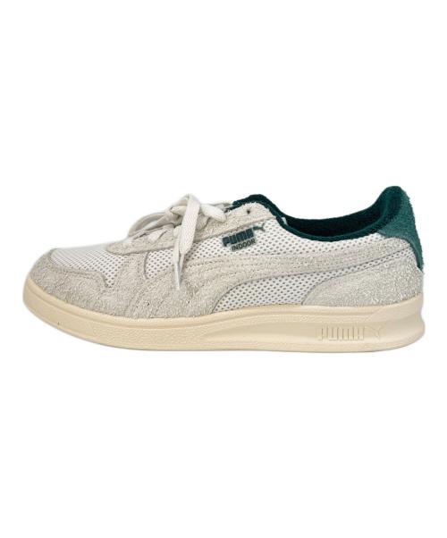 PUMA（プーマ）PUMA (プーマ) PUMA　スニーカー ホワイト×グリーン サイズ:27の古着・服飾アイテム