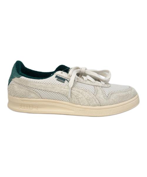 PUMA（プーマ）PUMA (プーマ) PUMA　スニーカー ホワイト×グリーン サイズ:27の古着・服飾アイテム