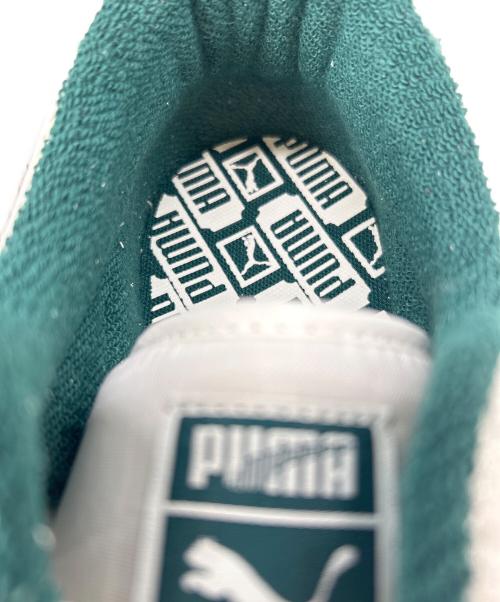 PUMA（プーマ）PUMA (プーマ) PUMA　スニーカー ホワイト×グリーン サイズ:27の古着・服飾アイテム